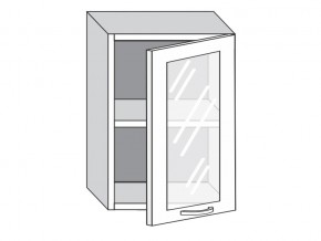 1.50.3 Шкаф настенный (h=720) на 500мм с 1-ой стекл. дверцей в Режи - rezh.magazin-mebel74.ru | фото