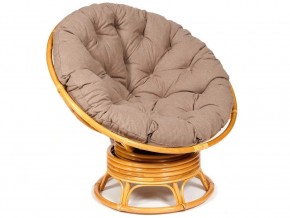 Кресло-качалка Papasan w 23/01 B с подушкой Honey, экошерсть Коричневый в Режи - rezh.magazin-mebel74.ru | фото