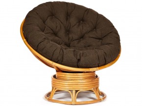 Кресло-качалка Papasan w 23/01 B с подушкой Honey, ткань Коричневый в Режи - rezh.magazin-mebel74.ru | фото