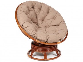 Кресло-качалка Papasan w 23/01 B с подушкой Pecan, экошерсть Коричневый в Режи - rezh.magazin-mebel74.ru | фото