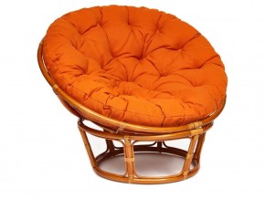 Кресло Papasan 23/01 W с подушкой Cognac, ткань Оранжевый в Режи - rezh.magazin-mebel74.ru | фото