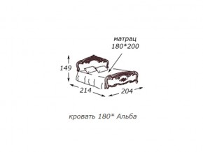 Кровать 2-х спальная 1800*2000 с ортопедом в Режи - rezh.magazin-mebel74.ru | фото