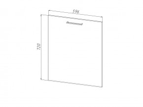П 60 Комплект для посудомоечной машины 600 мм (цоколь + фасад) ЛДСП в Режи - rezh.magazin-mebel74.ru | фото