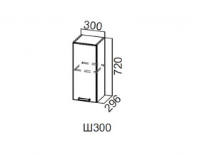 Ш300/720 Шкаф навесной 300/720 в Режи - rezh.magazin-mebel74.ru | фото