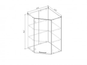 ВУ9 Модуль верхний Угловой в Режи - rezh.magazin-mebel74.ru | фото